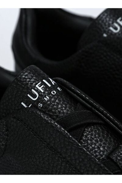 Lufian Dante Siyah Sneaker Erkek Deri Ayakkabı