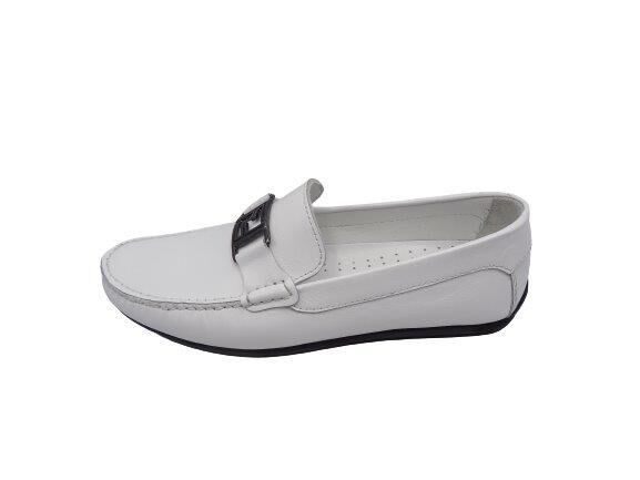 King Shoes 4013 Beyaz Yazlık Erkek Ayakkabı