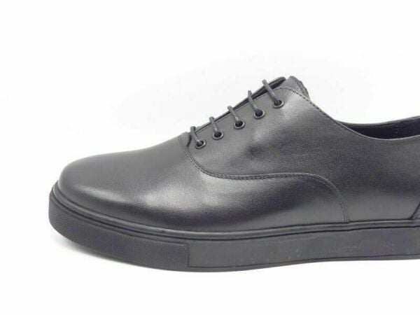 Hakiki Deri Siyah Erkek Ayakkabı AU670