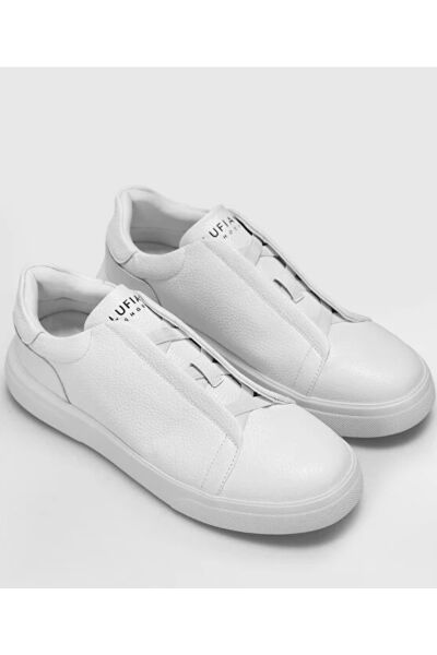 Lufian Dante Beyaz Sneaker Erkek Deri Ayakkabı