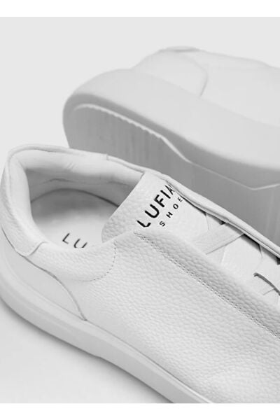 Lufian Dante Beyaz Sneaker Erkek Deri Ayakkabı