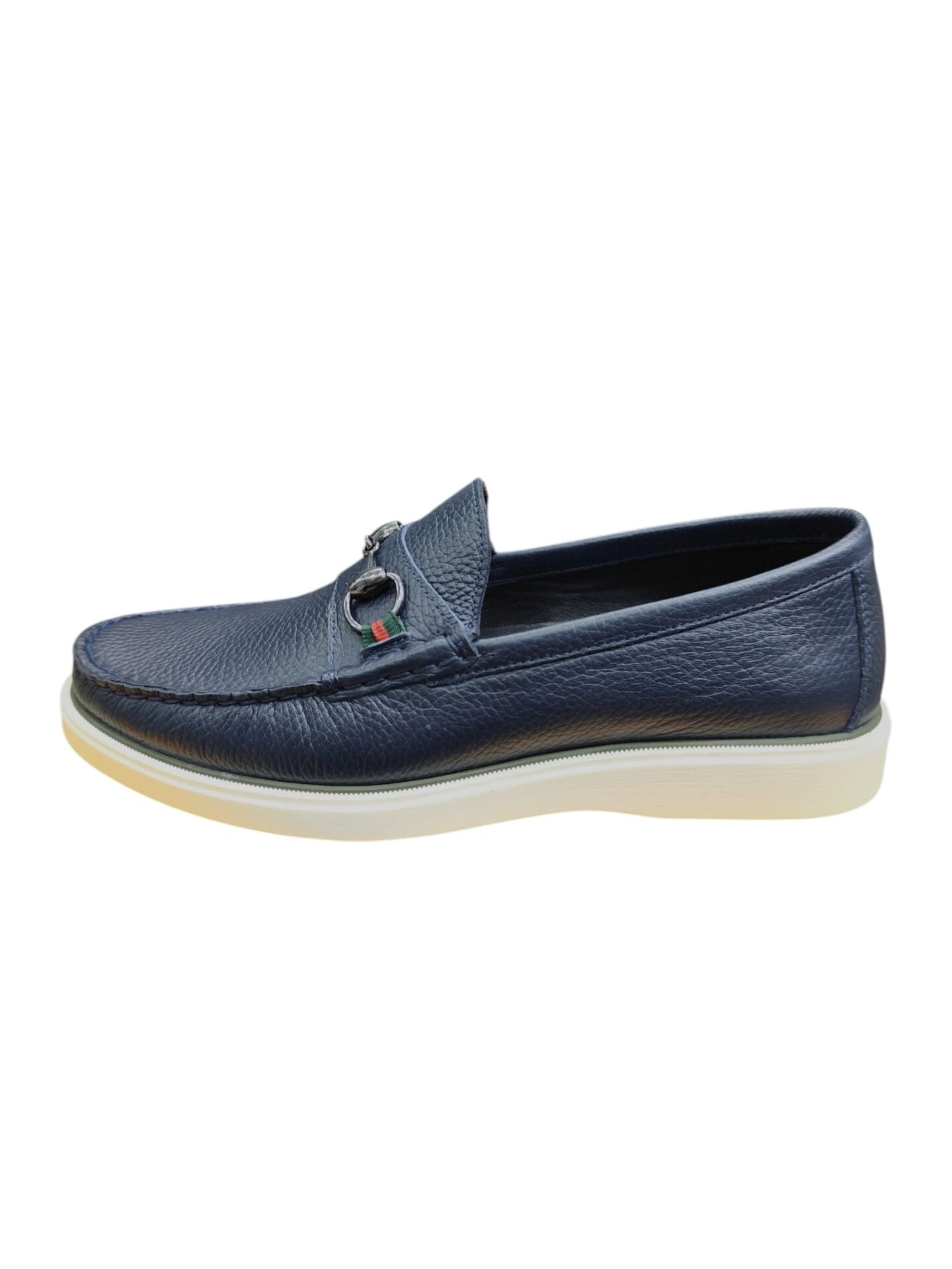 King Shoes Lacivert Yazlık Erkek Ayakkabı