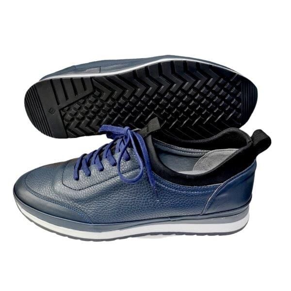 King Shoes Lacivert Günlük Erkek Ayakkabı