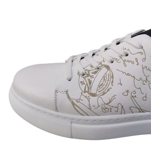 King Shoes Beyaz Deri Spor Ayakkabı