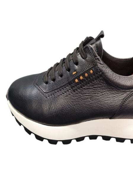 Freefoot Siyah Yüksek Taban Erkek Spor Ayakkabı