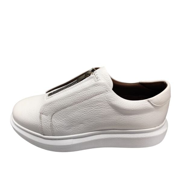 King Shoes Günlük Deri Beyaz Erkek Ayakkabı