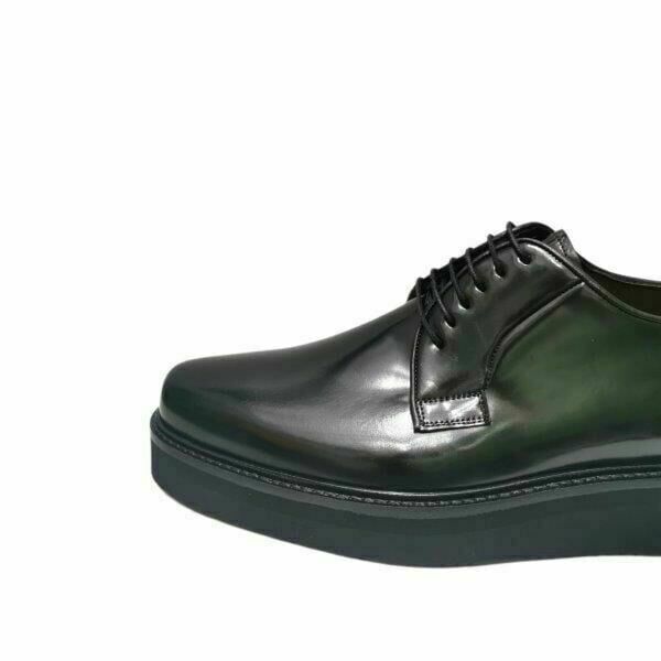 Güvener Siyah Parlak Deri Yüksek Taban Erkek Ayakkabısı