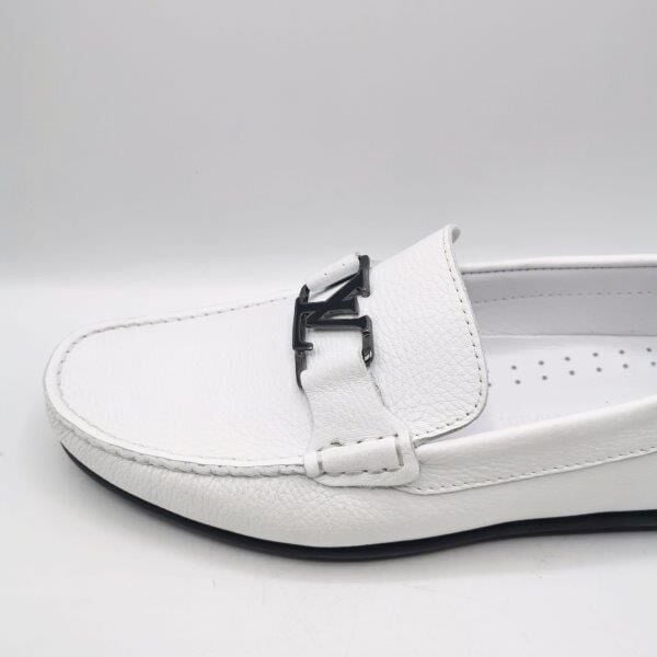 King Shoes AU247 Beyaz Yazlık Erkek Ayakkabı