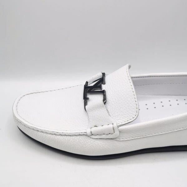 King Shoes AU247 Beyaz Yazlık Erkek Ayakkabı