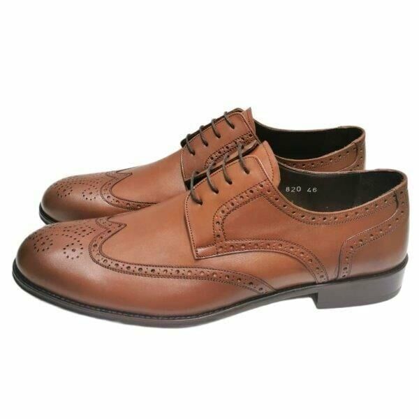Güvener Büyük Numara Klasik Erkek Ayakkabı Kahverengi