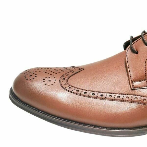 Güvener Büyük Numara Klasik Erkek Ayakkabı Kahverengi