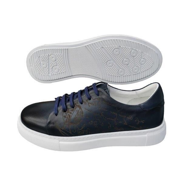 King Shoes Lacivert  Spor Erkek Ayakkabı