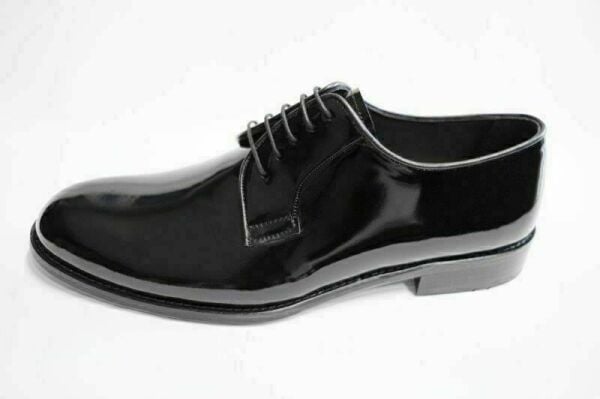 Güvener Küçük Numara, Büyük Numara Siyah Rugan Erkek Ayakkabı OZ488