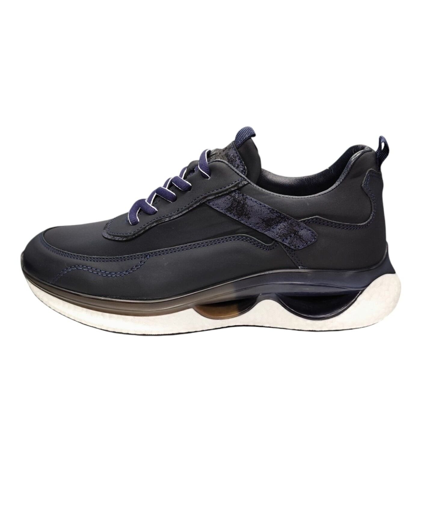 Güvener Köpük Taban Spor Ayakkabı Lacivert