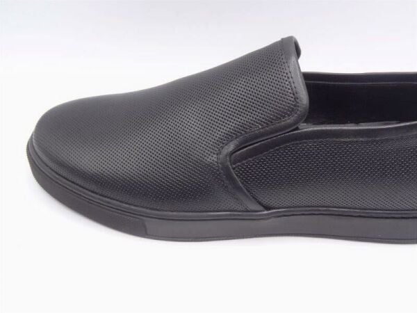 King Shoes Büyük Numara Siyah Erkek Ayakkabı AU20