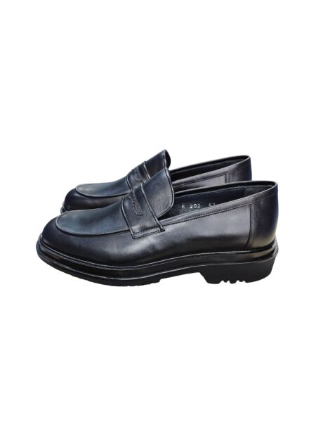 Güvener Kalın Taban Bağsız Erkek Ayakkabı Siyah