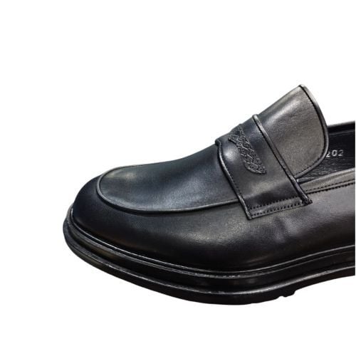 Güvener Kalın Taban Bağsız Erkek Ayakkabı Siyah