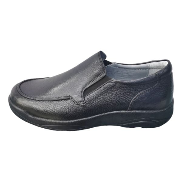 King Shoes Siyah Bağsız Erkek Ayakkabı