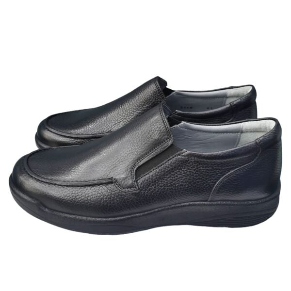 King Shoes Siyah Bağsız Erkek Ayakkabı