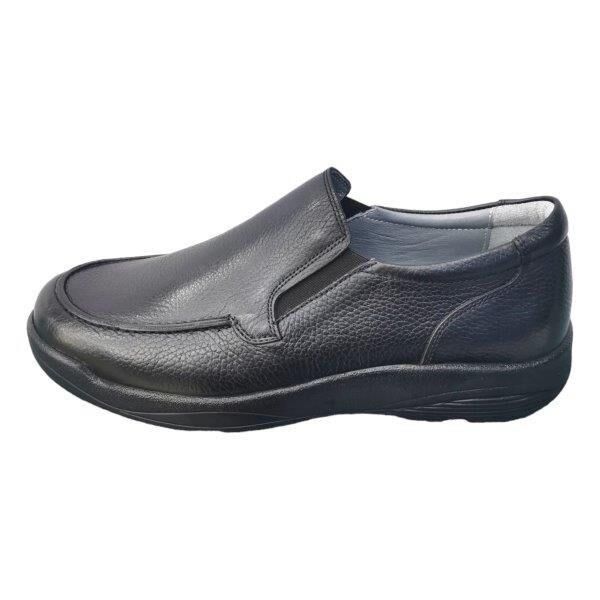 King Shoes Siyah Bağsız Erkek Ayakkabı