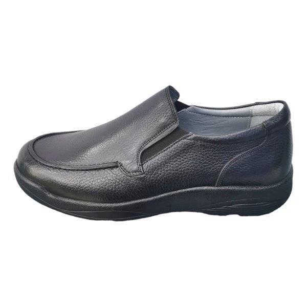 King Shoes Siyah Bağsız Erkek Ayakkabı