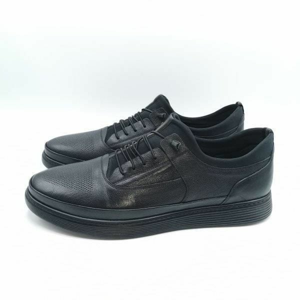 King Shoes 4390 Siyah Büyük Numara Rahat Erkek Ayakkabı