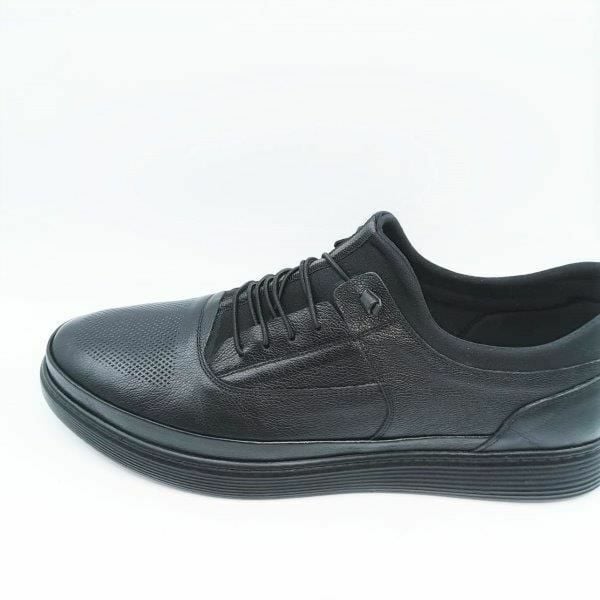 King Shoes 4390 Siyah Büyük Numara Rahat Erkek Ayakkabı
