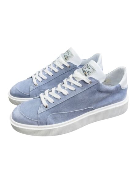 JR Mavi Süet Büyük Numara Spor Erkek Ayakkabı