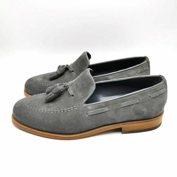 Güvener Püsküllü Gri Süet Erkek Ayakkabı M01