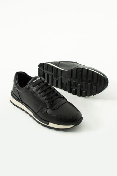 King Shoes Siyah Günlük Erkek Ayakkabı