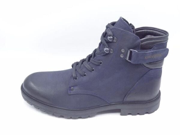 King Shoes Büyük Numara Erkek Bot FK62268 Lacivert