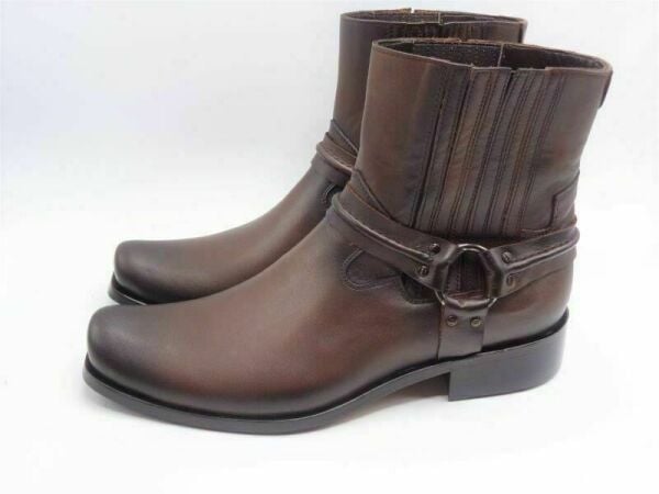 Güvener Hakiki Deri Çoban Bot CB.CBN Kahverengi