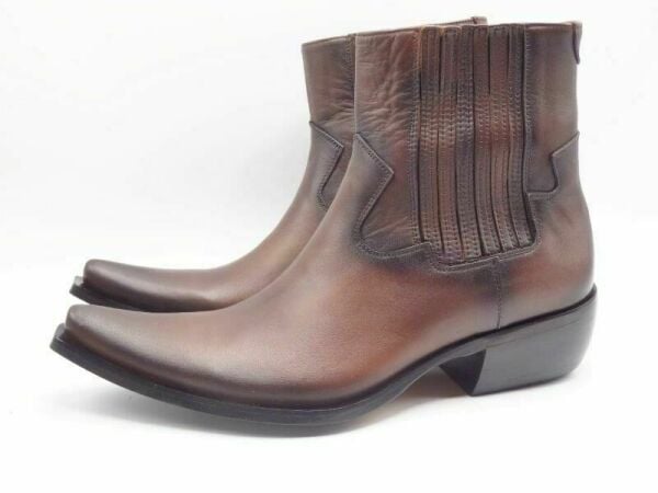 Güvener Hakiki Deri Kovboy Bot CB1004 Fındık