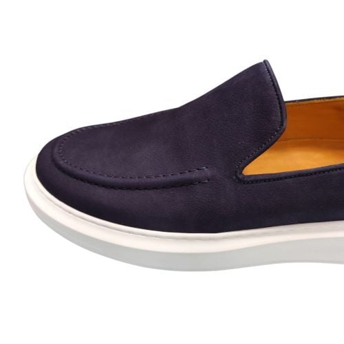 Tripy Büyük Numara Casual Erkek Ayakkabı Lacivert Nubuk