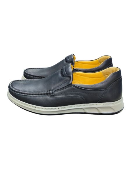 L.Figo 4481 Siyah Deri Yazlık Ayakkabı