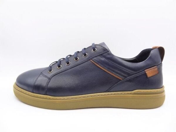 King Shoes AU95 Lacivert Casual Erkek Ayakkabı