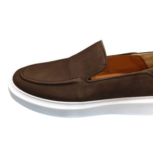 Tripy Büyük Numara Lofer Erkek Ayakkabı Kahverengi