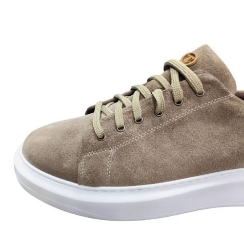 Tripy 46-48 Numara Ayakkabı Bej Süet