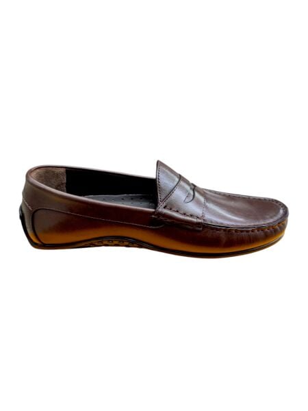 King Shoes Kahverengi Lofer Ayakkabı