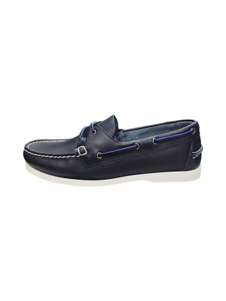 King Shoes Lacivert Tımbırlant Ayakkabı