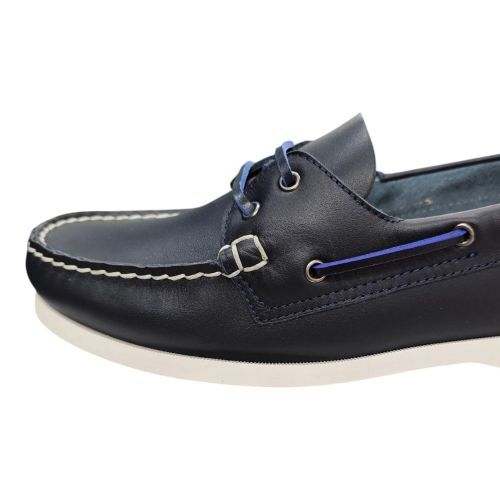 King Shoes Lacivert Tımbırlant Ayakkabı