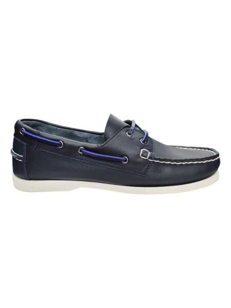 King Shoes Lacivert Tımbırlant Ayakkabı