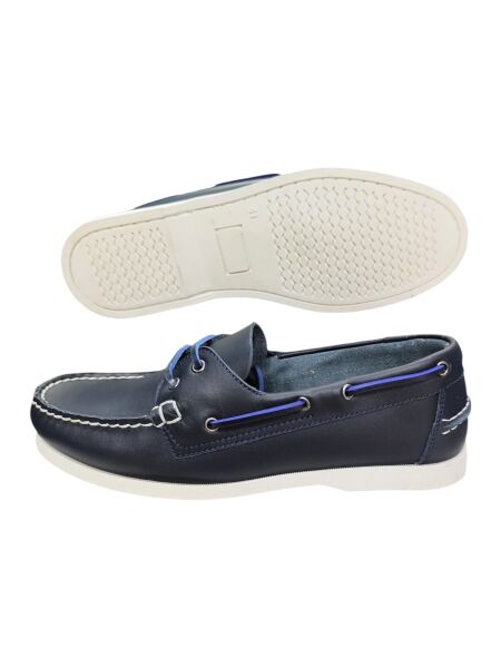 King Shoes Lacivert Tımbırlant Ayakkabı
