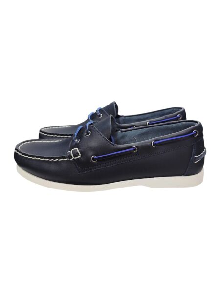 King Shoes Lacivert Tımbırlant Ayakkabı