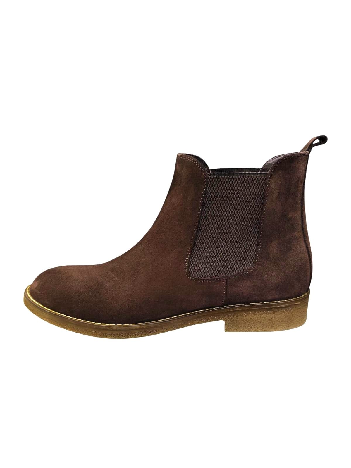 Güvener Büyük Numara Süet Bot Kahverengi