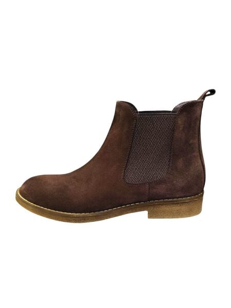 Güvener Büyük Numara Süet Bot Kahverengi