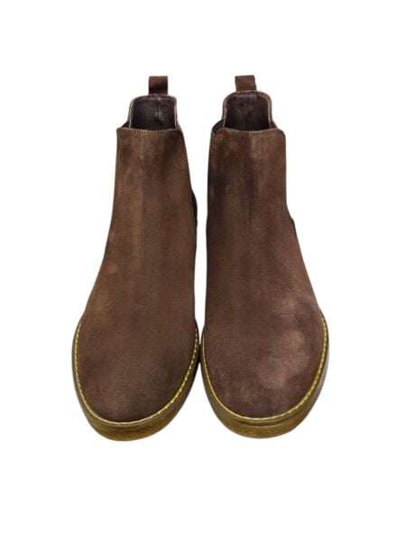 Güvener Büyük Numara Süet Bot Kahverengi