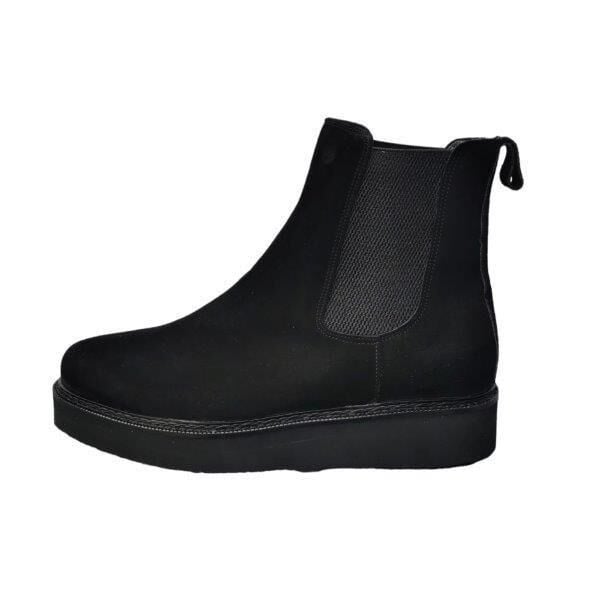 Boy Uzatan Bot Siyah Süet