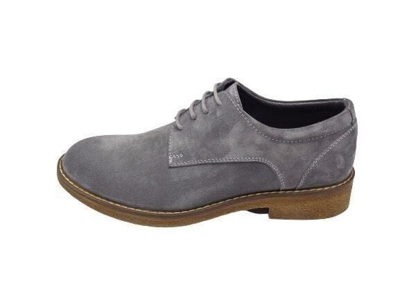Güvener Klasik Gri Süet Erkek Ayakkabı AU05
