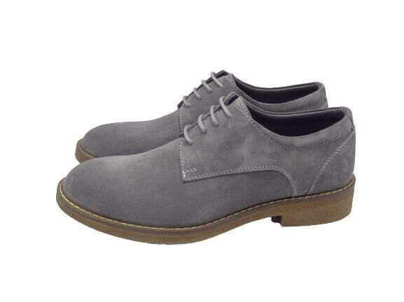 Güvener Klasik Gri Süet Erkek Ayakkabı AU05